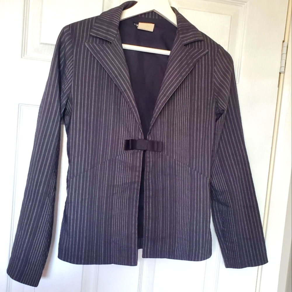 10. Vintage pinstripe blazer